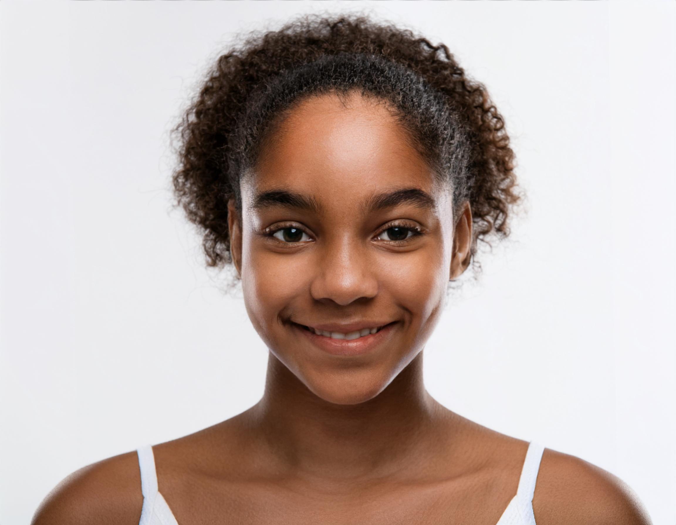 Home vecteezy studio portrait of african teenager with defined afro and 55125626
